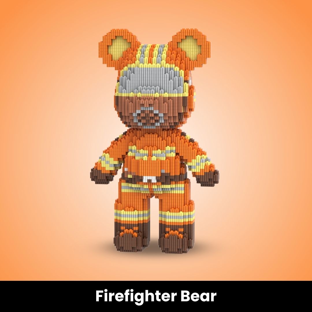 BearBricks™ Bouw je eigen Mini Beer (3000+ blokjes)