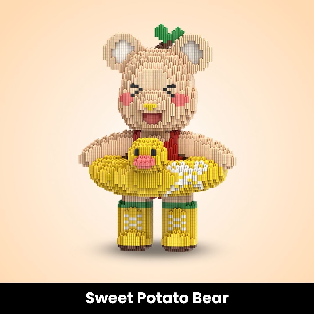 BearBricks™ Bouw je eigen Mini Beer (3000+ blokjes)