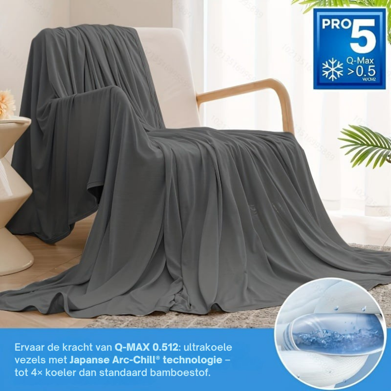 BreezeBlanket – Verkoelende luxe voor elke zomernacht