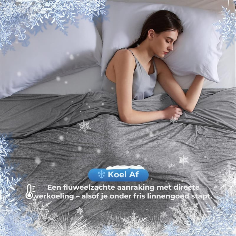 BreezeBlanket – Verkoelende luxe voor elke zomernacht