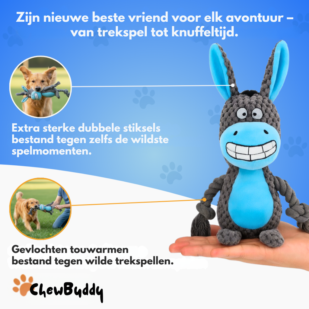 Chewbuddy – om te trekken, kauwen en lief te hebben