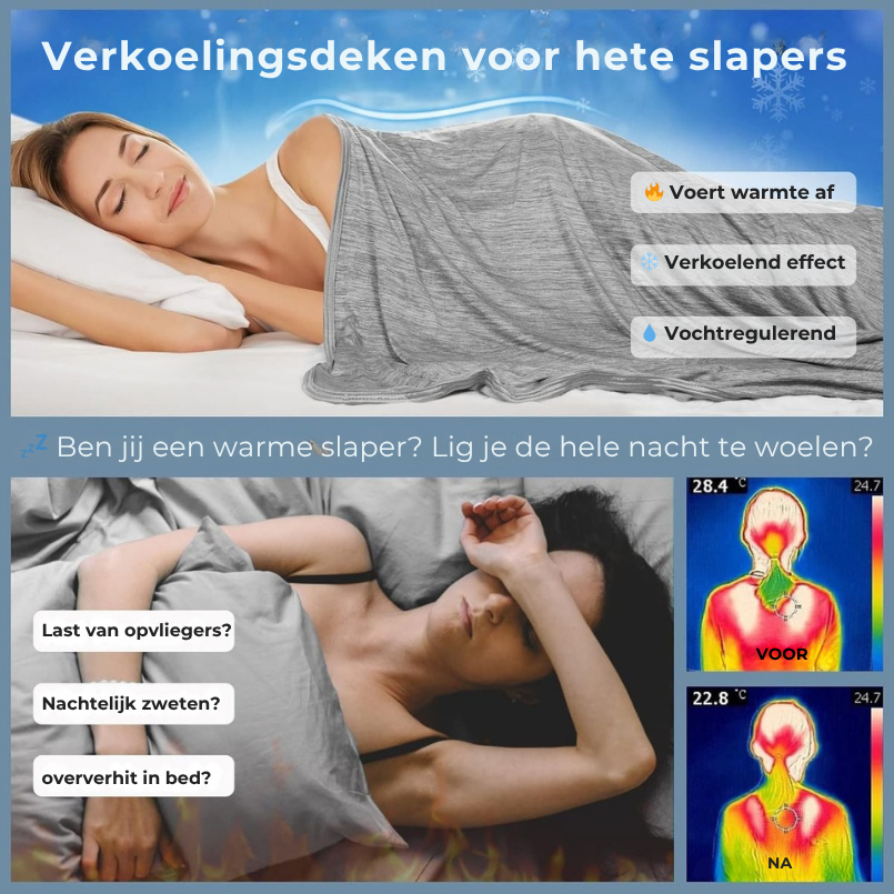 BreezeBlanket – Verkoelende luxe voor elke zomernacht