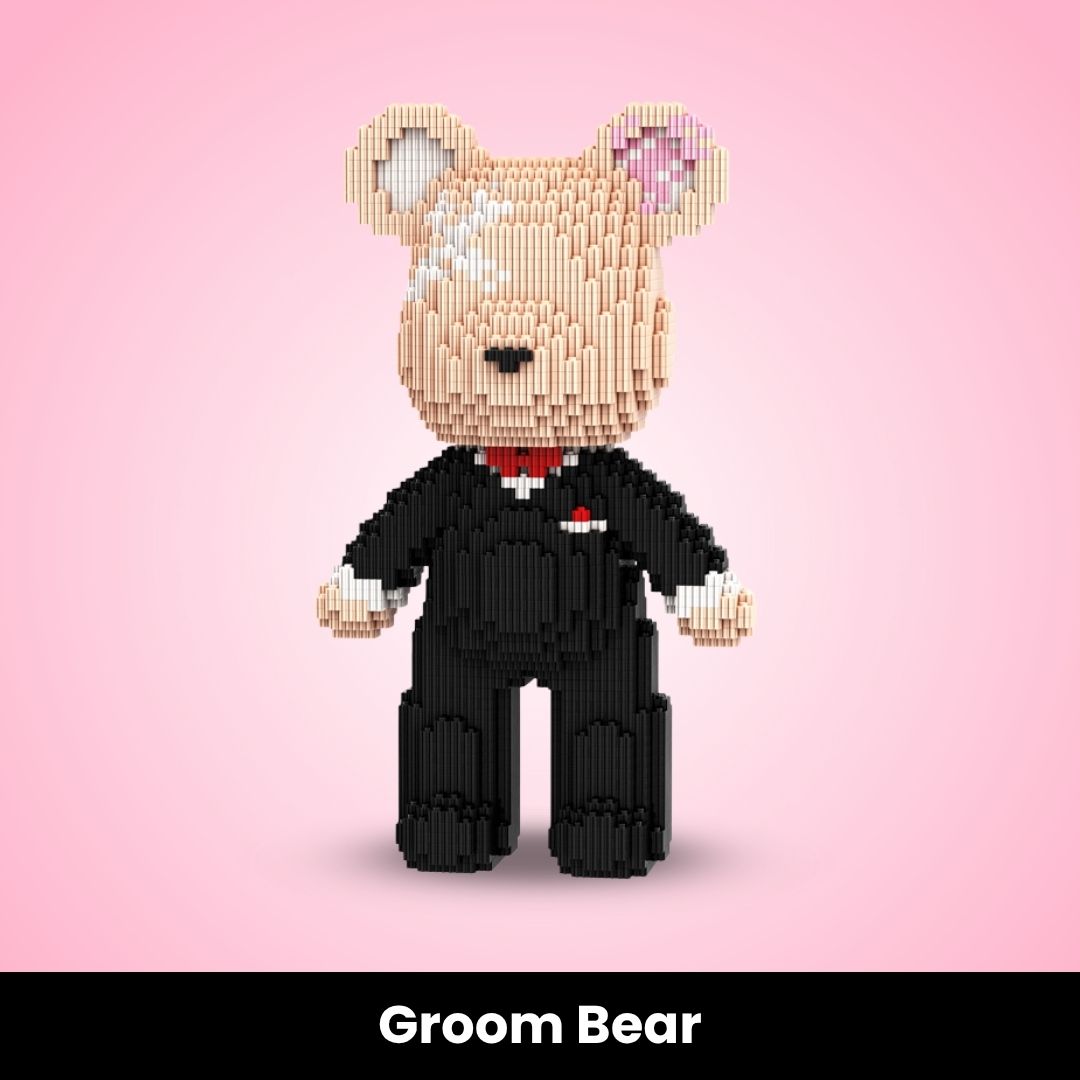 BearBricks™ Bouw je eigen Mini Beer (3000+ blokjes)