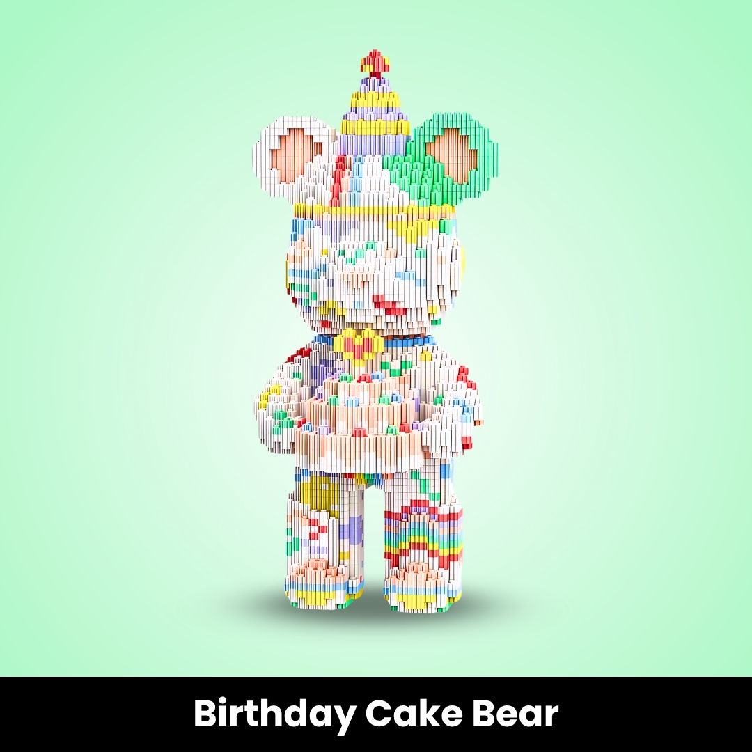 BearBricks™ Bouw je eigen Mini Beer (3000+ blokjes)