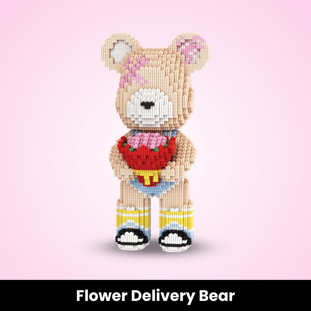 BearBricks™ Bouw je eigen Mini Beer (3000+ blokjes)