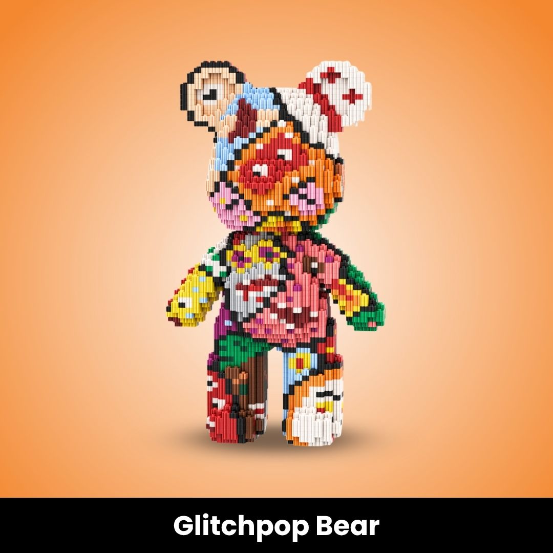 BearBricks™ Bouw je eigen Mini Beer (3000+ blokjes)