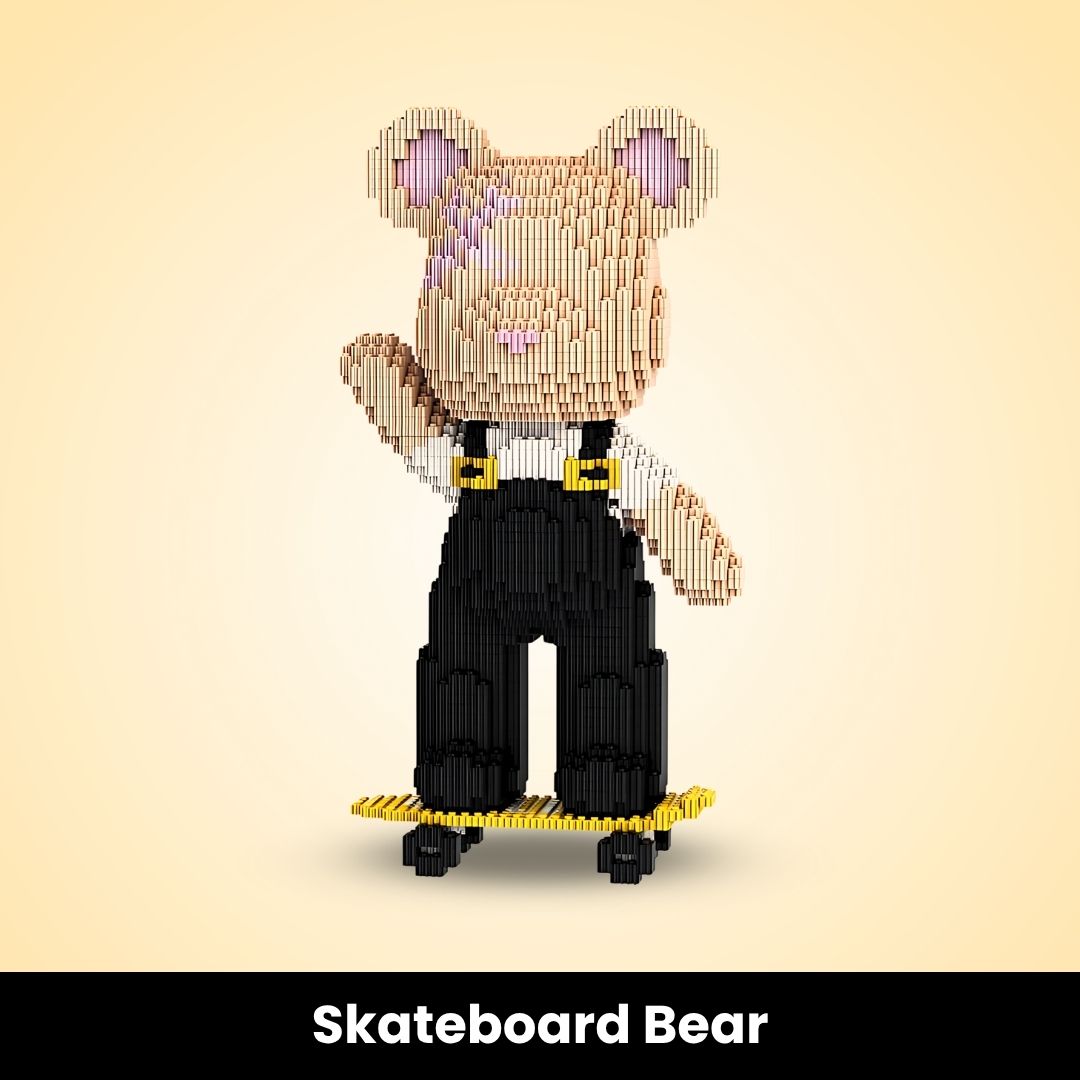 BearBricks™ Bouw je eigen Mini Beer (3000+ blokjes)